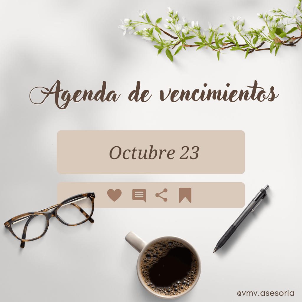 vencimientos afip octubre 2023