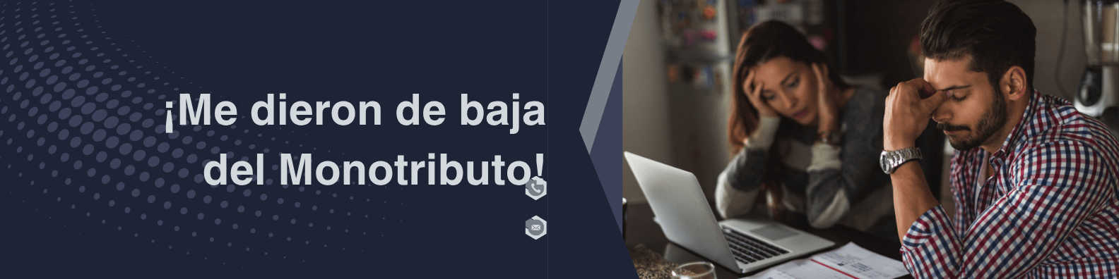 me dieron de baja del monotributo